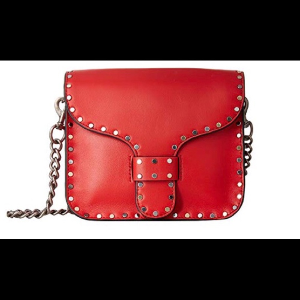 Rebecca Minkoff Midnighter Mini Messenger- Red